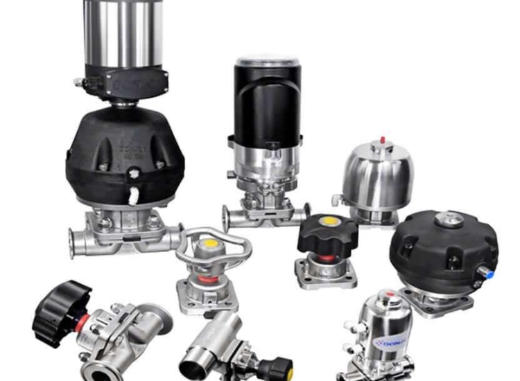 VAN MÀNG ĐIỀU KHIỂN BẰNG TAY INOX 304, 316, DIAPHRAGM VALVE, VAN MÀNG THỰC PHẨM, VAN MÀNG DƯỢC PHẨM, VAN MÀNG VI SINH